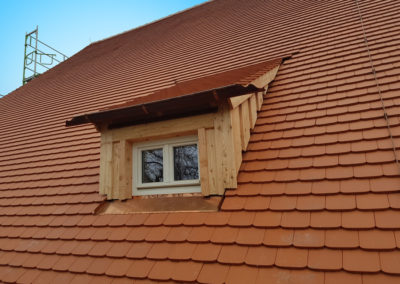 Dachdeckung & Gaube